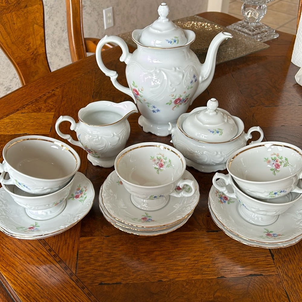 Wawel Poland Vintage Tea Set